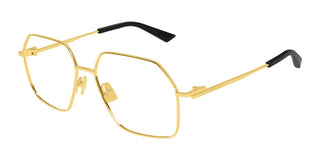 Bottega Veneta BV1332O women Gold Geometric Eyeglasses