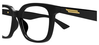 Bottega Veneta BV1334O unisex Black Squared Eyeglasses