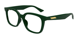 Bottega Veneta BV1334O unisex Green Squared Eyeglasses