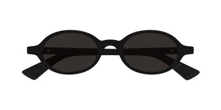 Bottega Veneta Bv1388s Unisex Black Round Sunglasses