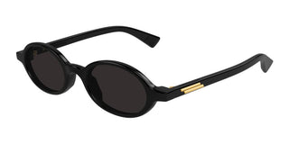 Bottega Veneta Bv1388s Unisex Black Round Sunglasses