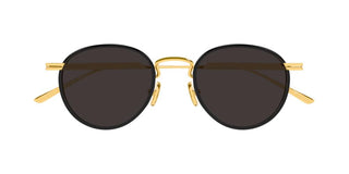 Bottega Veneta BV1389S men Gold Round Sunglasses