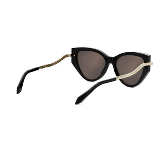 BVLGARI Serpenti BV40001I women Black Cat Eye Sunglasses