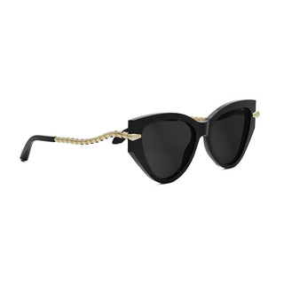 BVLGARI Serpenti BV40001I women Black Cat Eye Sunglasses