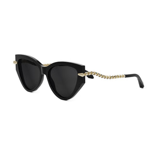 BVLGARI Serpenti BV40001I women Black Cat Eye Sunglasses