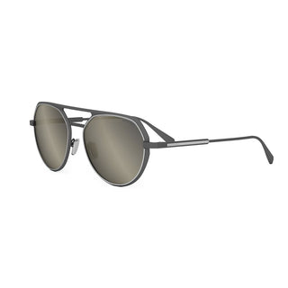 BVLGARI Octo BV40019U men Silver Geometric Sunglasses