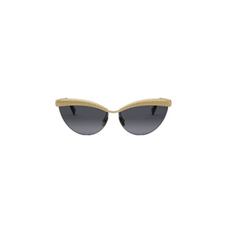 BVLGARI Tubogas BV40056U women Gold Oval Sunglasses