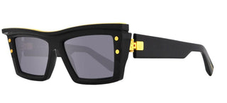 Balmain B-VII unisex Black Geometric Sunglasses