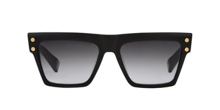 Balmain B-V unisex Black Geometric Sunglasses