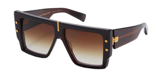 Balmain B - GRAND unisex Brown Squared Sunglasses