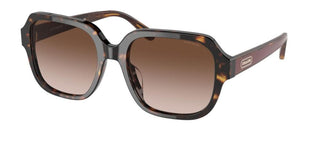 Coach C7989 CH 8335U women Havana Geometric Sunglasses