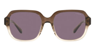 Coach C7989 CH 8335U women Brown Geometric Sunglasses