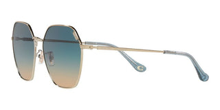 Coach C7998 CH 7132 women Gold Geometric Sunglasses