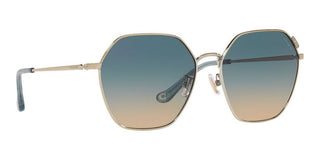 Coach C7998 CH 7132 women Gold Geometric Sunglasses