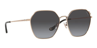 Coach C7998 CH 7132 women Rose gold Geometric Sunglasses