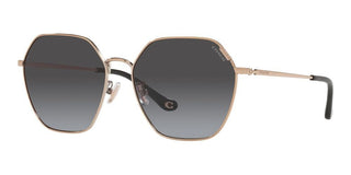 Coach C7998 CH 7132 women Rose gold Geometric Sunglasses