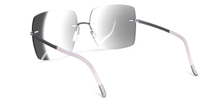 Silhouette CADAQUES 8191 women Violet Geometric Sunglasses