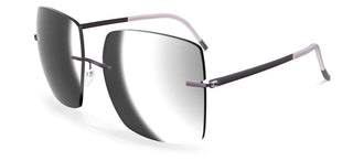 Silhouette CADAQUES 8191 women Violet Geometric Sunglasses