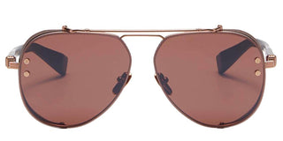 Balmain CAPTAINE unisex Rose gold Pilot Sunglasses