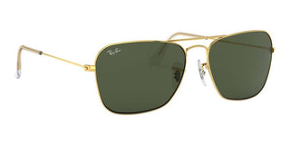 Ray-Ban CARAVAN RB 3136 unisex Gold Geometric Sunglasses