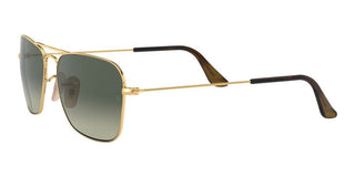 Ray-Ban CARAVAN RB 3136 unisex Gold Geometric Sunglasses