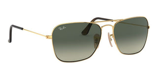 Ray-Ban CARAVAN RB 3136 unisex Gold Geometric Sunglasses