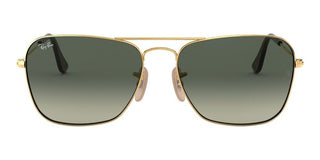 Ray-Ban CARAVAN RB 3136 unisex Gold Geometric Sunglasses