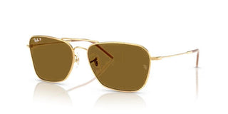 Ray-Ban CARAVAN REVERSE R0102S unisex Gold Geometric Sunglasses