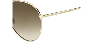 Kate Spade CAROLANE/F/S women Gold Pilot Sunglasses