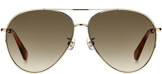 Kate Spade CAROLANE/F/S women Gold Pilot Sunglasses