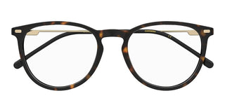 Carrera CARRERA 2050T unisex Havana Round Eyeglasses