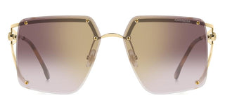 Carrera CARRERA 3041/S women Gold Squared Sunglasses