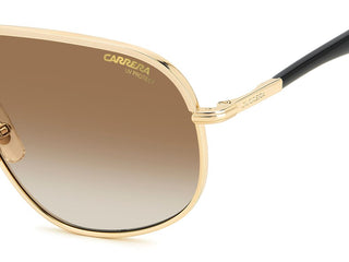 Carrera CARRERA 318/S men Gold Geometric Sunglasses