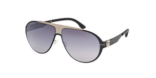 ic!berlin CARSON IC0002 unisex Black Shield Sunglasses