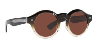 Oliver Peoples CASSAVET OV 5493SU women Brown Round Sunglasses