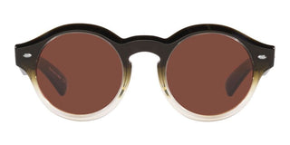 Oliver Peoples CASSAVET OV 5493SU women Brown Round Sunglasses