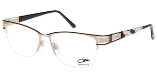 Cazal Cazal 1262 Unisex Gold Squared Eyeglasses