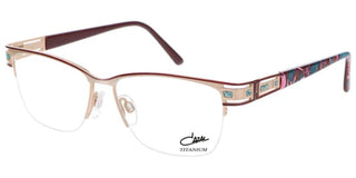 Cazal Cazal 1262 Unisex Gold Squared Eyeglasses