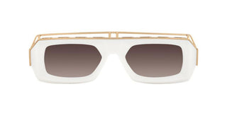 Cazal Cazal 8517 Unisex White Rectangle Sunglasses