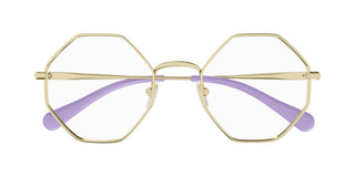 Chloé CC0023O JUNIOR children Gold Geometric Eyeglasses