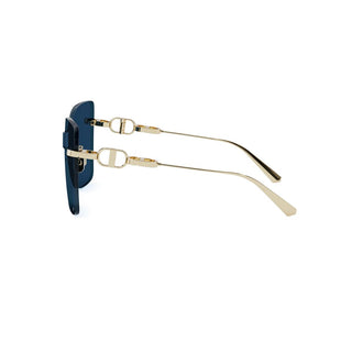 DIOR CD Chain M1U women Yellow Shield Sunglasses