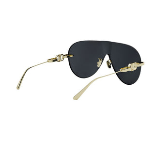 DIOR CD Chain M2U women Gold Pilot Sunglasses