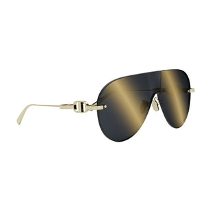 DIOR CD Chain M2U women Gold Pilot Sunglasses