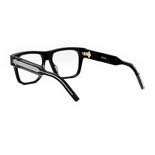 DIOR CD DiamondO S6I men Black Squared Eyeglasses