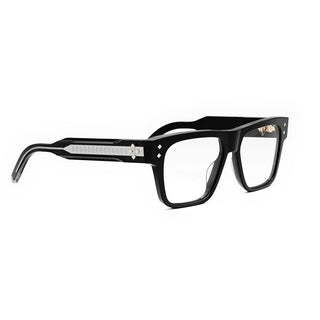 DIOR CD DiamondO S6I men Black Squared Eyeglasses