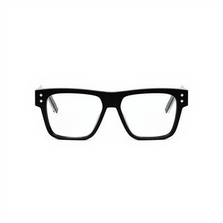 DIOR CD DiamondO S6I men Black Squared Eyeglasses