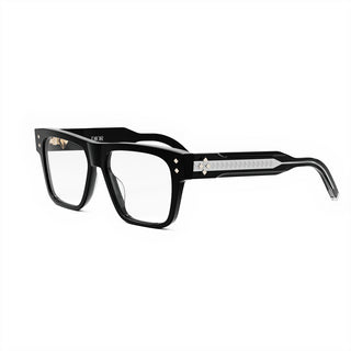 DIOR CD DiamondO S6I men Black Squared Eyeglasses