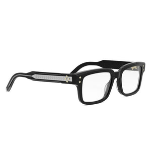 DIOR CD DiamondO S8I men Black Rectangle Eyeglasses