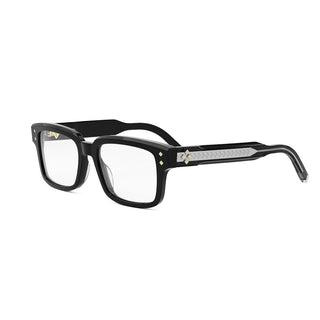 DIOR CD DiamondO S8I men Black Rectangle Eyeglasses