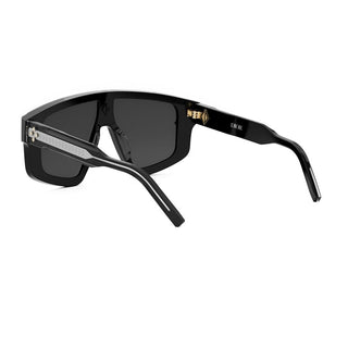 DIOR CD Diamond M1U men Black Shield Sunglasses